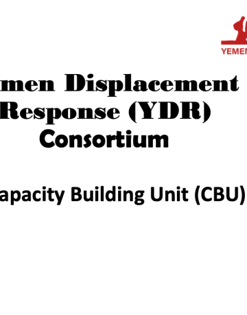 Yemen Displacement Response Consortium (Capacity Building Unit)