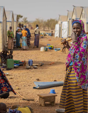 Site de personnes déplacées internes dans la commune de Ouahigouya - Région du Nord