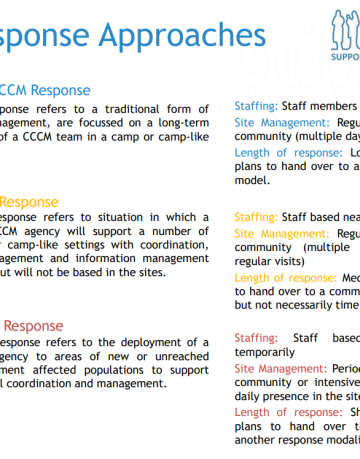 response approaches