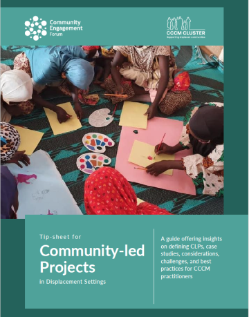 Community Led Projects In Displacement Settings CLP Cover