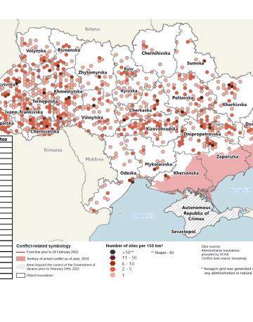 Ukraine_Collective sites Density map