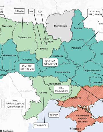Ukraine: CCCM Cluster Partner Presence