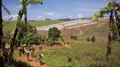 Democratic Republic of the Congo. Plain Savo IDP site