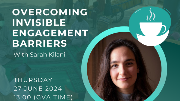 Community Coffee and Chat with Sarah Kilani