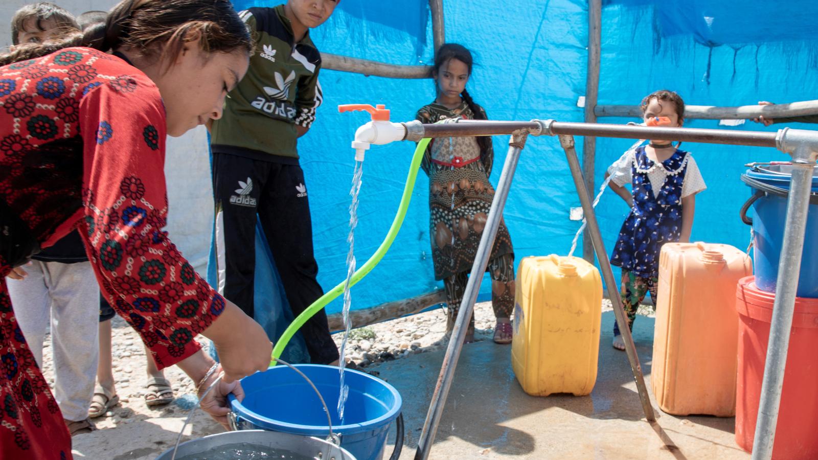 Iraq. Clean water reaches IDPs in the hot summer