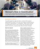 Women in Coordination - summary report
