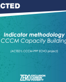 Indicator Methodology - CCCM Capacity Building