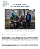 CCCM Cluster Ukraine 2024 Mid-Year Progress Analysis