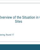 Ukraine Collective Site Monitoring Round 17, July 2025